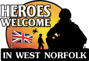 Heroes Welcome in West Norfolk logo